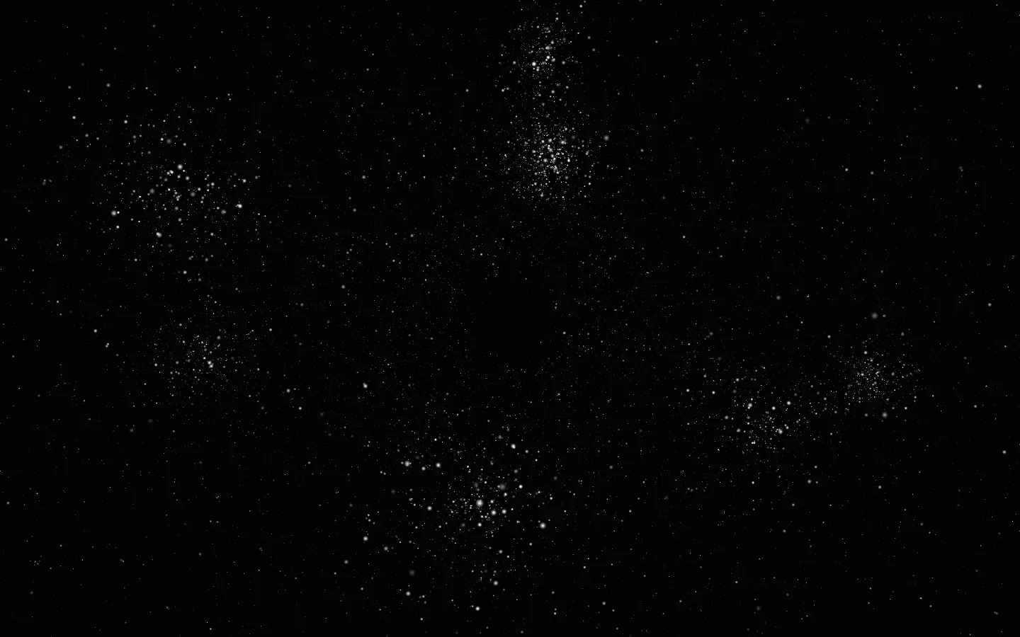 The Systems site: a field of particles grouped into clusters